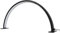 Puppal Half Moon Light for Nail Desk 16 inch 30w Nail Tech Light Nail Table Lamp with Wire Controller 3 Color 10 Brightness Touch Control Extension LED Light for Nails Tech, Stemless Dimming (Black)
