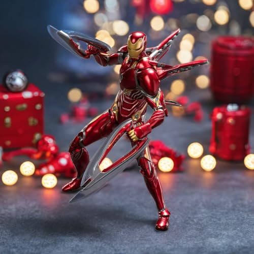 HiPlay ZD Toys Collectible Figure Full Set: Iron Hero Deluxe Version (1912-50), 1:10 Scale Anniversary Series Miniature Action Figurine