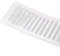 Emiif Radiator Dust Cover, Effective Magnetized Radiator Dust Cover White Scratch-Resistant Fabric Debris Blocking Home Decor Accessory(100CM)