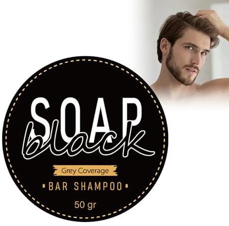 Eazerom 01 Polygonum Multiflorum Shampoo Soap, He Shou Wu Shampoo Seife,Grau Glanz Haar Revitalisierungsbar Seife,Natürliche Seife zur Entfernung Grauer Haare,Fördert das Haarwachstum