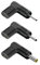 NGS Bud-SM - Pack de 3 Clavijas USB-C para Portátiles Samsung, Carga Rápida Power Delivery (PD), Diseño en Ángulo Recto, Compatible con Modelos Samsung, Adaptador USB-C Versátil