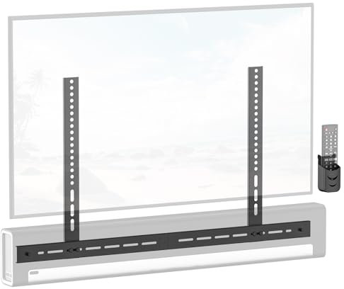 Soundbar TV-Halterungen für Sonos Playbar TV-Halterung mit Fernbedienungshalterung - höhenverstellbar für Sonos Playbar Soundbar TV-Halterung unter Fernsehern für Sonos Playbar Soundbar-Halterung