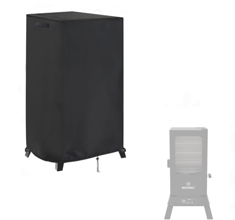 Aidetech Smoker Cover for Masterbuilt WiFi Digital Smoker, Waterproof Outdoor Smoker Cover BBQ Cover Electric Smoker Cover - 23 L x 23 W x 40 H