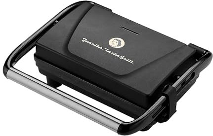 Tostadora y Grill 800W - TostaGrill, Doble Función, Placas Antiadherentes, Calentamiento Rápido, Compacta, Fácil de Usar y Limpiar, Ideal para Sandwiches y Paninis