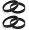 Gosknor Lot de 4 Chenilles Rechange pour Nettoyeur Piscine de Zodiac MX6 MX8 Elite, R0526100 Courroies en Caoutchouc Robustes pour Pneus Piscine