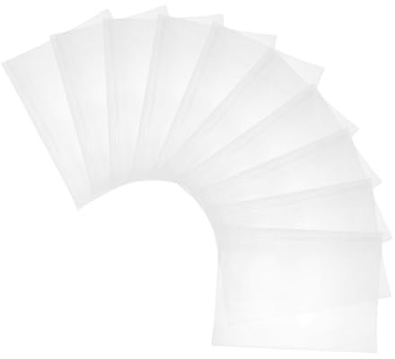 GLEAVI Buchhüllen Transparent A4 Kunststoff Wasserabweisend Wiederverwendbar Umweltschutz Für Schule Und Büro