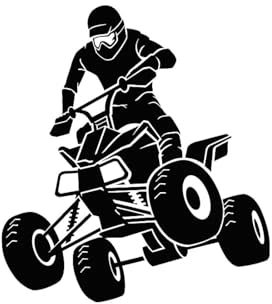 MIAOKEJIA Wandtattoo Quad Bike Fahrer Extremsport Geschwindigkeit Aufkleber Wandaufkleber Mann Mountainbike Wohnzimmer Schlafzimmer Wandaufkleber