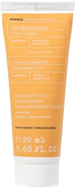 KORRES BLACK PINE PRIMUS Glättende Tagescreme mit Anti-Falten Effekt, für ein strafferes und strahlenderes Hautbild, silikon- und parabenfrei, vegan, Reisegröße, 20ml