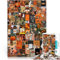 1000-teilige Puzzles für Erwachsene Halloween-Kürbis-Patchwork Aus Karton，für und ab 14 Jahren Harte Herausforderung Familienspiele Weihnachten Geburtstagsgeschenke。Größe：26x38cm/10.2x14.9Zoll