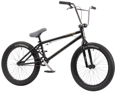 KHEbikes KHE COPE BMX 20 Zoll – Freestyle Bike 11,1kg – Affix Rotor – HiTen Rahmen – 3-teilige Kurbel – 2,4 Reifen – Grindguard – Park Street Pumptrack – Modell 2025 – Gloss Black