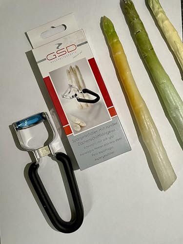 G S D Haushaltsgeräte 30 126 Spargelschäler mit runder Zackenschliffklinge