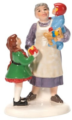 Department 56 Snow Village Grandma's Favorite Present Accessory Figurine