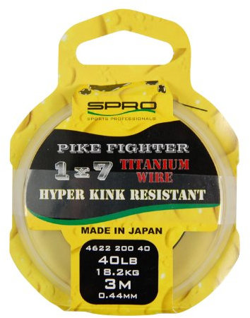Spro Predator 1X7 Titanium Wire 3M 17Lb