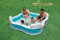Piscina gonfiabile con sedili e schienale FAMILY 229x229xh.66 cm giardino 56475