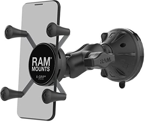 RAM Suction Cup Short Arm Car Mount w/ Universal X-Grip Holder for Cell Phone SmartPhone iPhone