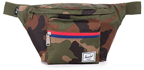 Herschel Uni Seventeen Sport Grteltasche, Woodland Camo/Multi Zip, 3.5L EU