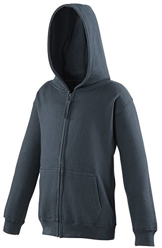 AWDis Boy's Kids Zoodie Hoodie, Blue (New French Navy), X-Small