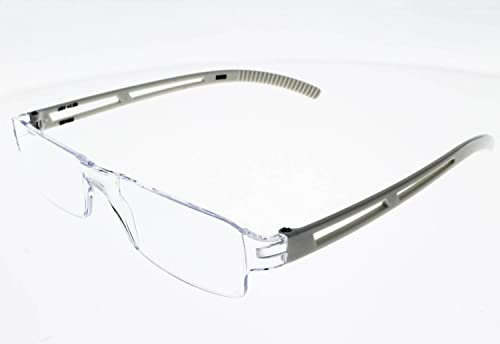 I Need You Lesebrille Joy - Dioptrien: +4,00 Kristall-Weiß