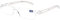 I Need You Lesebrille Joy - Dioptrien: +4,00 Kristall-Weiß
