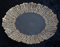 Decor Essentials Glass Charger Plate Gold Shell Design Wedding Table for Events