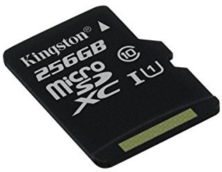 Kingston Canvas Select (SDCS/256GBSP) MicroSD Class 10 UHS-I Speeds Up to 80 MB/s Read (Card only) - Bring Your HD Videos to Life