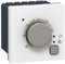 Legrand 076720 Thermostat d'ambiance Électronique Mosaic, 2 Modules avec Alimentation, 230V, 50Hz ou 60Hz, Blanc