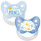 dentistar Silikon Schnuller 2er-Set – Größe 2, 6-14 Monate – Zahn- & kieferfreundlicher Nuckel mit Dental-Stufe – BPA-frei – Made in Germany - Prinz
