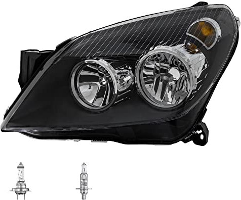 EISENFELS Bundle Set 70773774 Scheinwerfer links + Leuchtmittel H1 Classic + H7 Classic kompatibel mit Astra H L48