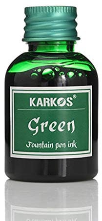 dongguan NUEEUDD Refill Ink, 1 Bottle Pure Colorful 30 milliliter Fountain Pen Ink for Refilling Inks Stationery School Office Supplies Green