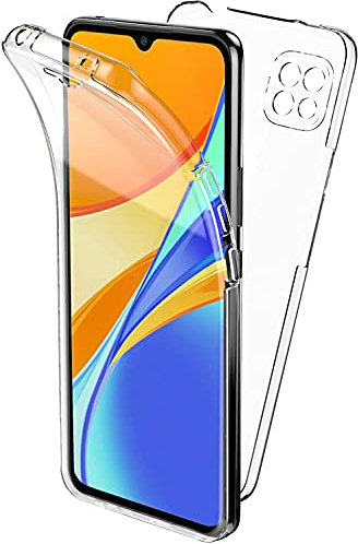 Max Power Digital Coque pour Xiaomi Redmi 9C / Redmi 10A Silicone Transparent Housse Antichoc Double Face 360 Degrés Etui Arrière et Avant - Protection Complète de Votre Téléphone Portable