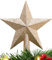 Christmas Concepts® 200mm (8) Glitter Tree Top Star Decoration – Christmas Tree Topper (Champagne)