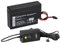 Chargeur avec 1 batterie au plomb 12 V 0,8 Ah 12LS-0.8 Prise Molex pour maison et maison (1 x QB + chargeur)