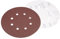 Kozelo 10 Pcs Sanding Discs Hook and Loop Backing - [7 Inch x 80 Grits] Aluminum Oxide Sandpapers for Orbital Sander Round Sanding Papers, 8 Holes