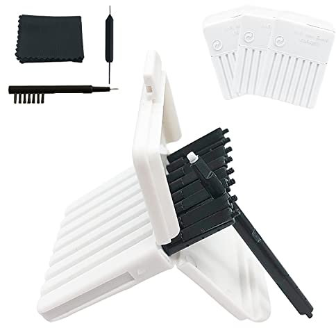 AIERTING MiniReceiver Wax Guards Filters for Signia/Siemens Hearing Aids - MiniR Waxtraps with Cleaning Brush Kit Tools and Carry Case -3packs (24 Pieces)