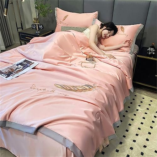 SHAIYOU Sommer Bettdecke Aus Baumwolle Und Mikrofaser,Sommerbettdecken Ohne Bezug Nutzbar, Leichte Weiche Decke (H,200 * 230CM)