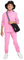 Nike -Tuta Completa -Felpa con Zip -Tasche Laterali -Pantalone con GIROVITA Elasticizzato -Logo Rosa 675 XL