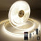 AXMOTUT COB LED Strip Lights 3m, 4000K Natural White Dimmable LED Strip, 960 LEDs Super Bright DC24V LED Light Strip CRI90+ with RF Remote and UKCA Power Supply for DIY Home Decoration