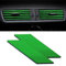 20 Morceaux PVC Voiture Fixation DéCoration IntéRieur 20 Cm Ligne De DéCor IntéRieur De Voiture Accessoires Voiture Pour Toutes Les Bouches D'AéRation Droites (Vert)