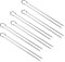 Yctze Ensemble de 6 Fourchettes à Griller en Acier Inoxydable pour Barbecue, Brochettes Métalliques à Double Broche pour Pique-niques et Camping en Plein Air, Parfaits pour les