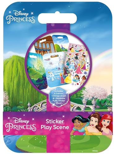 Disney Creative Kids Craft Set Princess Sticker Play Scene