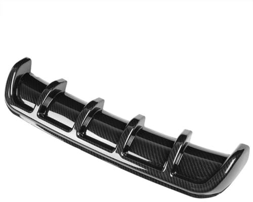 GKLYJCDR Diffusore Paraurti Posteriore per Alfa Romeo 147 2000-2011,Posteriore Labbro Spoiler Splitter Pinna Squalo Auto Modifica Accessori,E-Carbonfiberlook