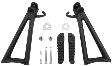 WOHOOD Repose Pieds Moto Support de Repose-Pieds de Passager arrière de Moto pour Ya&maha YZF R6 YZF-R6 2006 – 2016 Appui Pied Moto