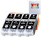 ATTA 33XL Schwarz Tintenpatronen für Epson 33/33XL, kompatibel mit Epson Expression Premium Druckern: XP-900, XP-830, XP-7100, XP-645, XP-640, XP-635, XP-630, XP-540, XP-530 (4 Schwarze Patronen)