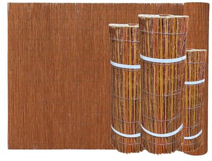 Canisse Osier 60 x 300 cm Clôture de Saule -Canisse Brise Vue Balcon et Patio - Cloture Jardin Exterieur - Protection contre le vent & le soleil - 100% naturel
