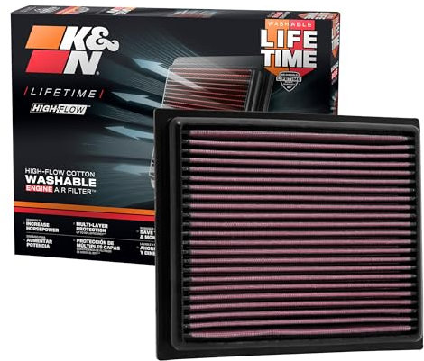K&N 33-2435 Filtri Aria Sostitutivi Auto, Lavabile e Riutilizzabile