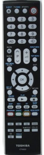 toshiba CT-90374 CT-8022 TV/DVD REMOTE CT8022 CT90374 32DB833 42DB833