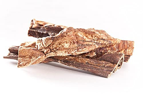 mascota vital - Getrocknete Lammlunge für Hunde – 100% natürlich, ohne Zusätze – reich an Nährstoffen, gut bekömmlich & leicht verdaulich – ideal für Junge & ältere Hunde als Kausnack (Lamm-Lunge)