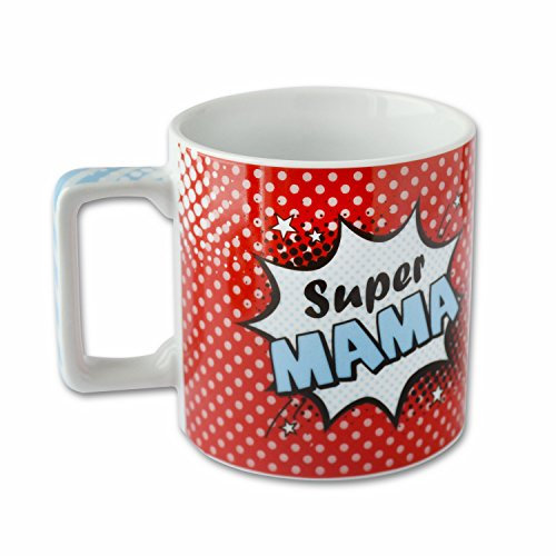 Wortheld Tasse, Porzellan, Mehrfarbig