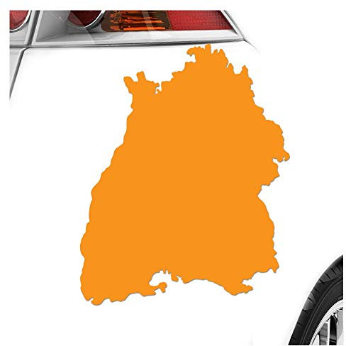 hauptsachebeklebt Kiwistar - Autoaufkleber - Baden - Württemberg Silhouette Heckscheibe - Aufkleber Auto Kfz Fahrrad, LKW, Truck Mofa