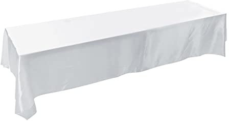 Tischdecke Rechteckige, Haofy 145 cm x 320 cm Tischtuch aus Polyester, Abwaschbar Tischtuch für Heim Küche Dekoration, Esstisch, Tischplatte, Abendessen, Party, Geburtstag, Hochzeitsbankett